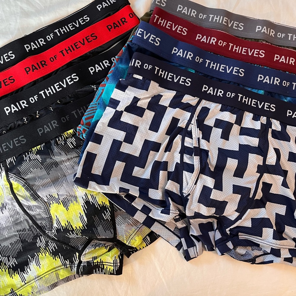 8 Pair of Thieves Superfit Trunks